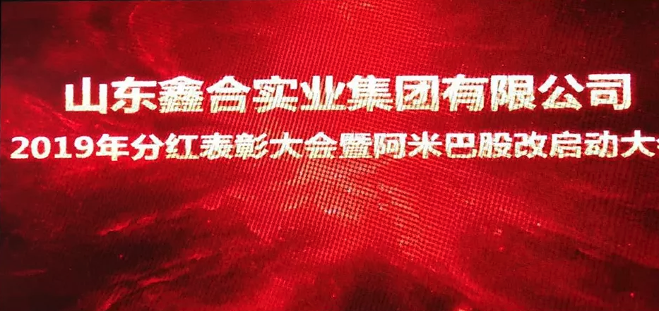 山东鑫合集团亚泰新材料阿米巴经营项目启动现场 山东鑫合集团亚泰新材料阿米巴经营项目启动现场